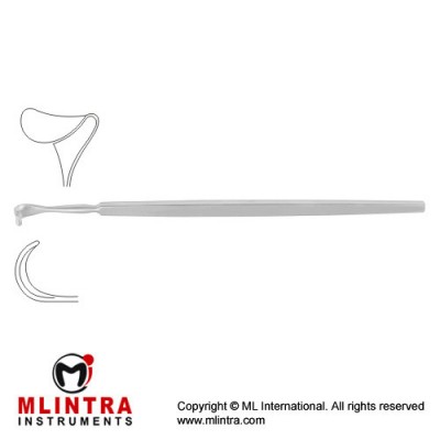 Cushing Retractor / Saddle Hook Stainless Steel, 24 cm - 9 1/2" Blade Size 18 mm